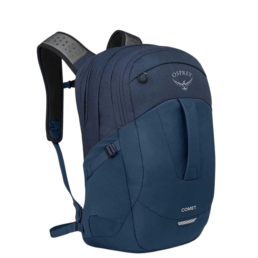 Osprey Comet 30L backpack blue front3qrtr png