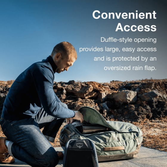 Osprey New Transporter Duffle Bag lifestyle2