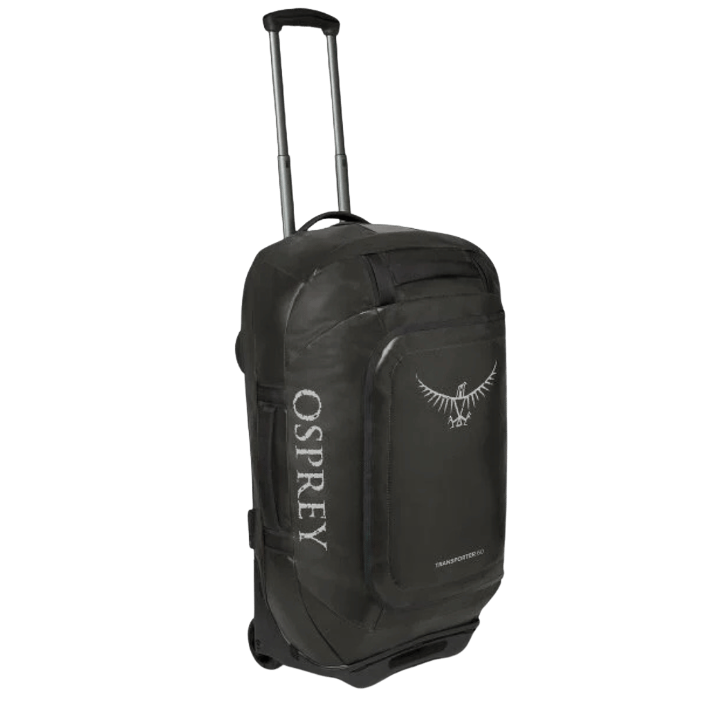 Osprey Rolling Transporter 60L Duffle black front3qrtr primary