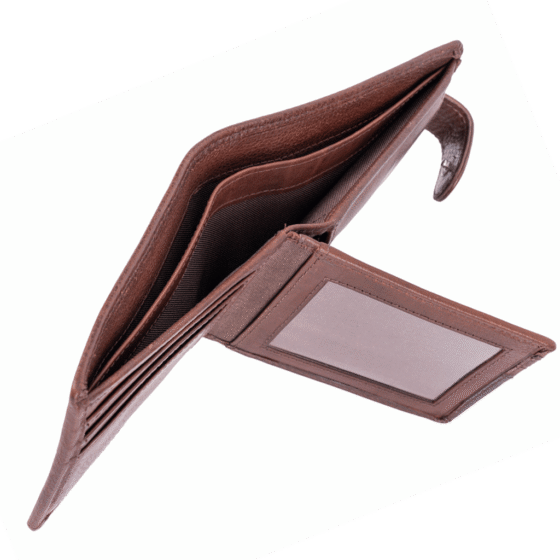 Polo Chobe Billfold with flap PO59907 brown interior2 png