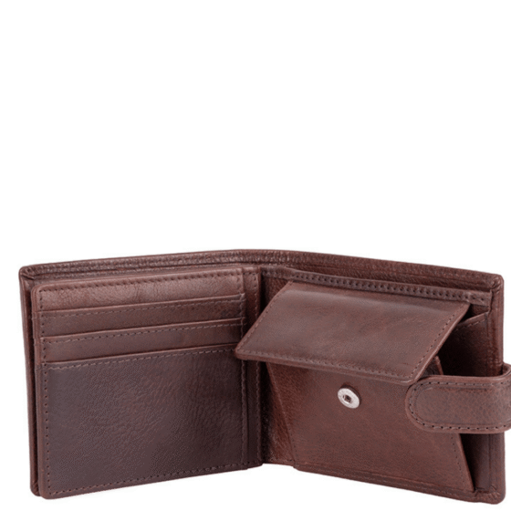 Polo Chobe Billfold with flap PO59907 brown interior3 png