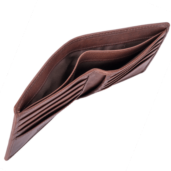 Polo Chobe LEather credit card wallet PO59908 brown interior3 png
