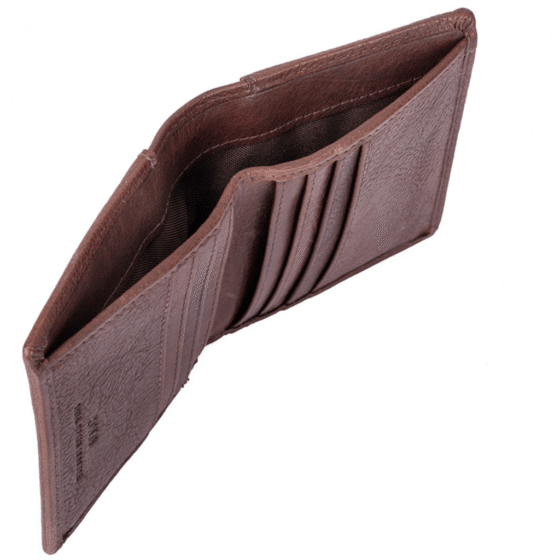 Polo Chobe Leather credit card wallet PO59913 brown interior2 png