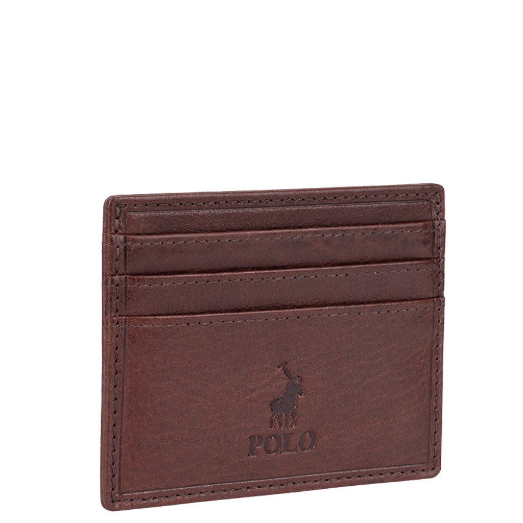 Polo Chobe PO59920 Leather multicard and coin wallet brown front3qrtr 1 png