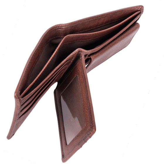 Polo Chobe PO59920 Leather multicard and coin wallet brown interior2 png