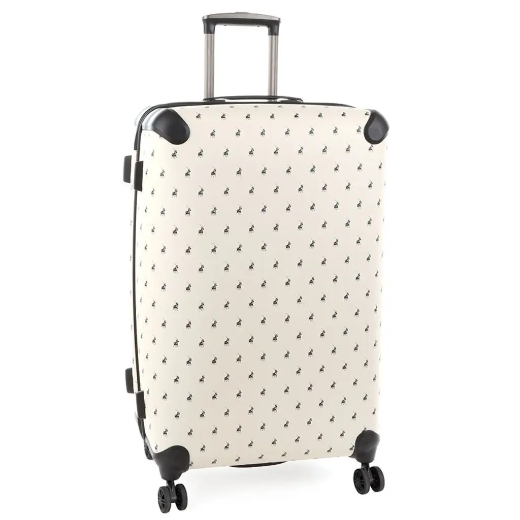 Polo Double Pack Luggage Spinner 74 Cream Front3qrtr