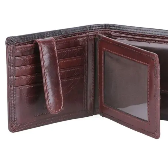 Polo Kenya Leather Brown Wallet Drivers License PO45017 Inerior1 jpg