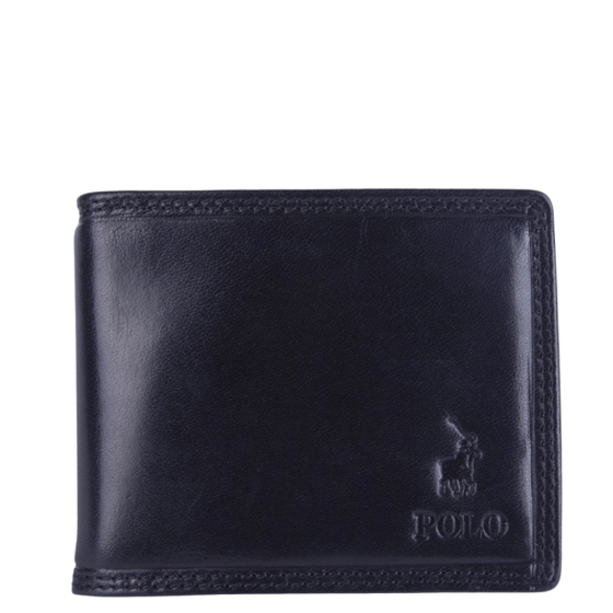 Polo Kenya Leather Wallet PO45010 black transp