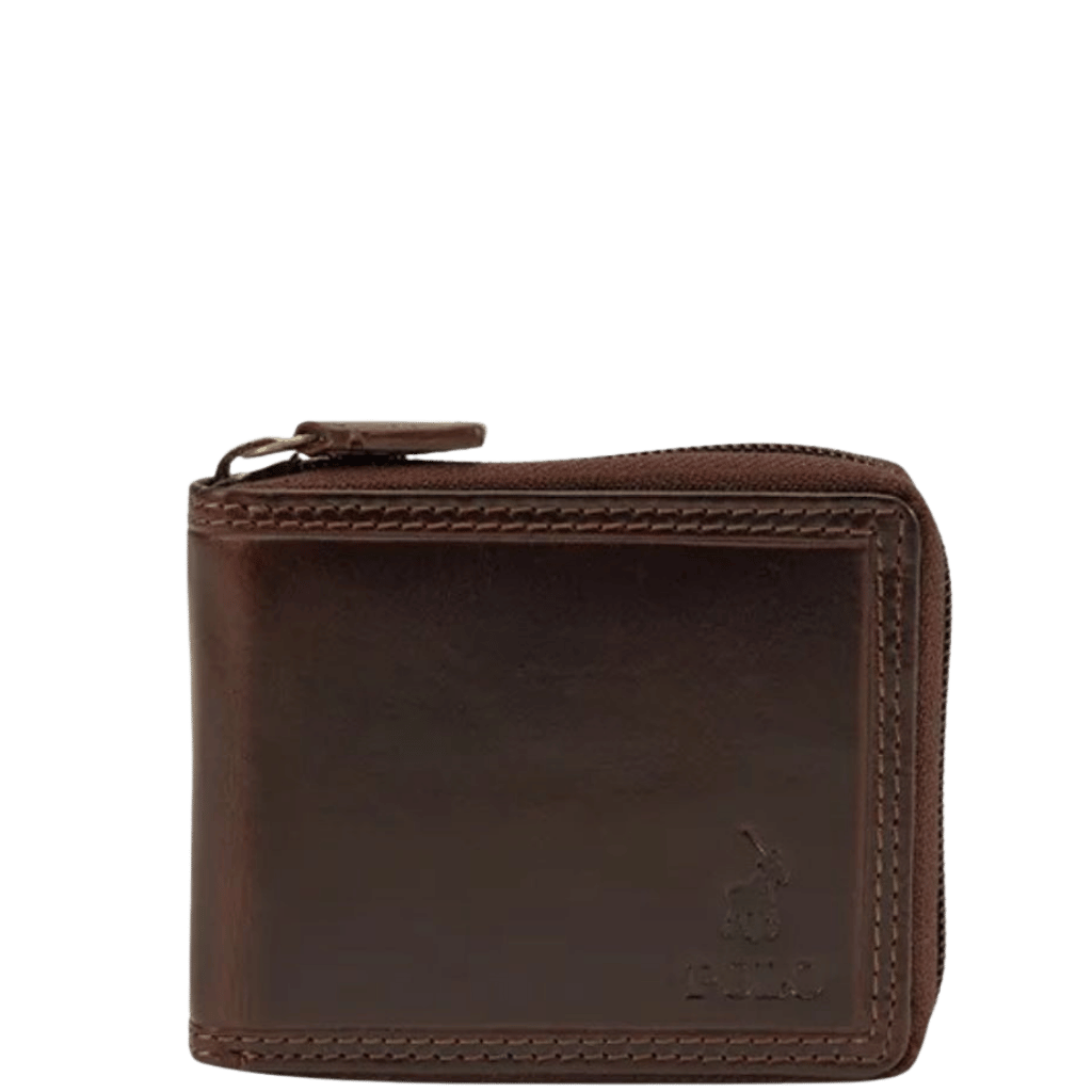 Polo Kenya Zip around wallet brown POS45026 transp