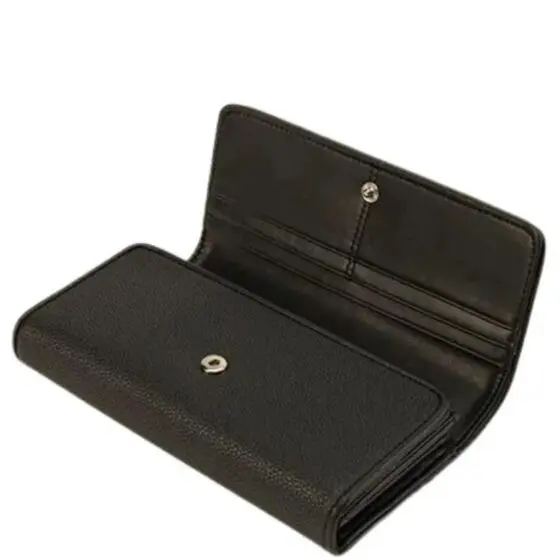Polo Lyon Trifold Purse POS43140 black interior jpg