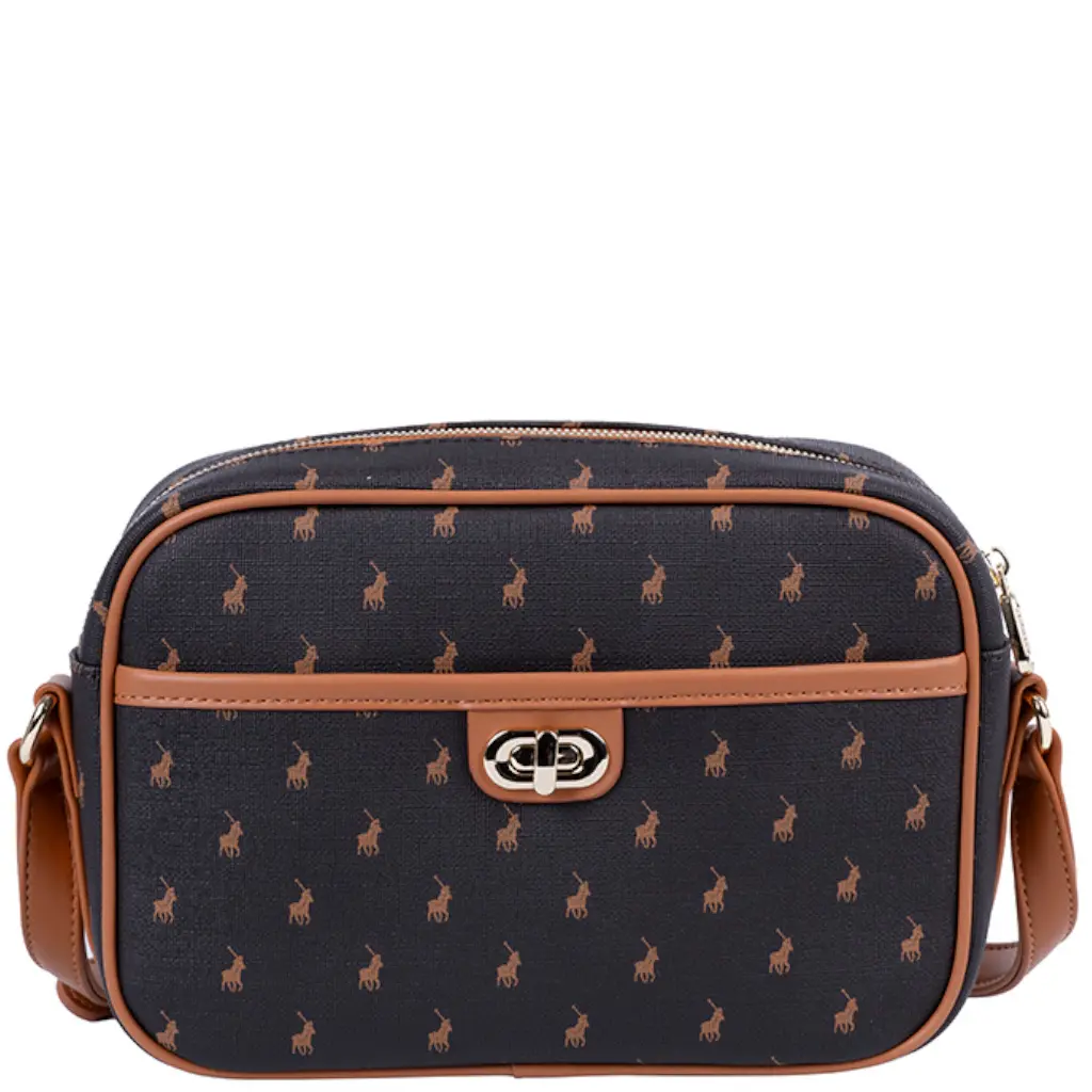 Polo New Iconic POS43223 Camera Bag brown front jpg