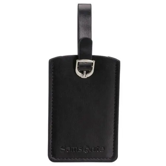 Samonite Global TA Black luggage Tags twinset front single jpg