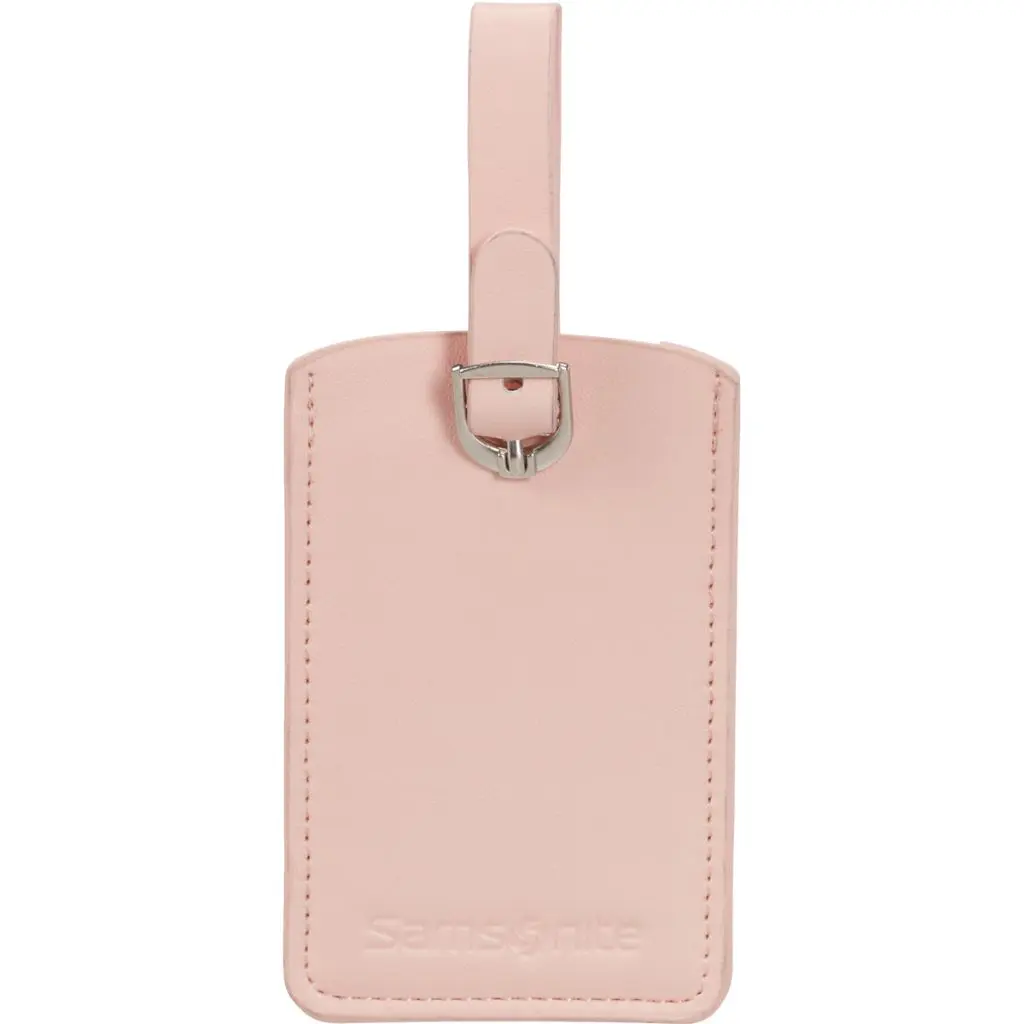 Samonite Global Ta Luggage Tags Twinset Pink Front