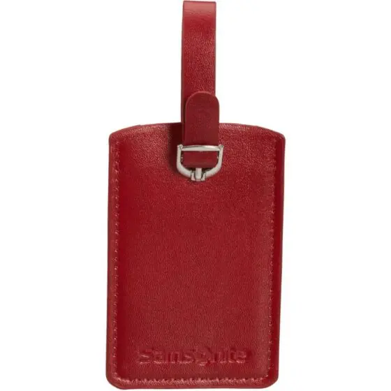 Samonite Global Ta Luggage Tags Twinset Red Front