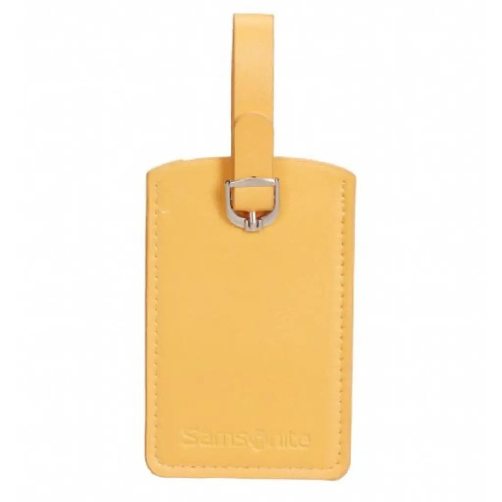 Samonite Global Ta Luggage Tags Twinset Sunflower Yellow  Front