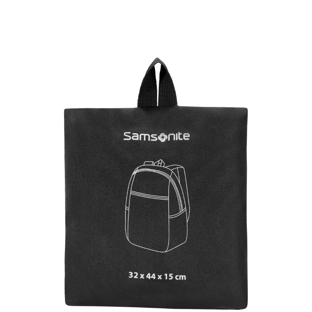 Samosnite Global Ta Foldable Backpack Black Packaging