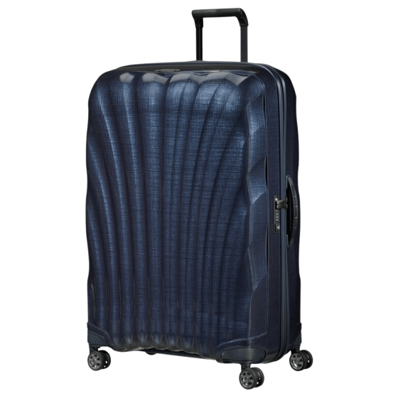 Samsonite C Lite CS2 Curv Spinner 81 Midnight Blue front3qrtr transp