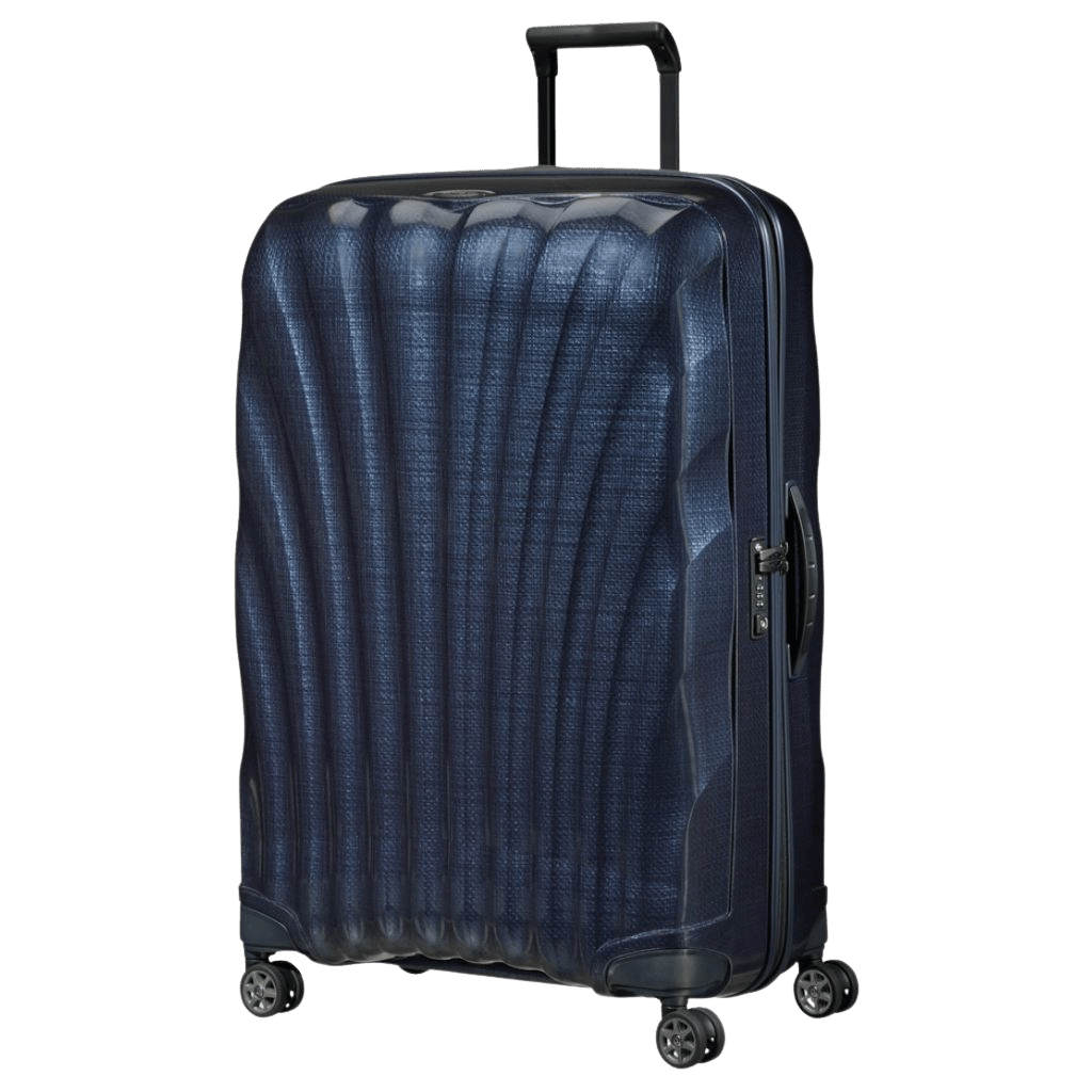 Samsonite C Lite CS2 Curv Spinner 81 Midnight Blue front3qrtr transp
