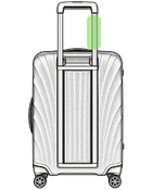 Samsonite C Lite engraving Position