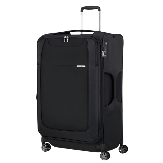 Samsonite DLite Spinner luggage KG6 black 78 front3qrtr transp