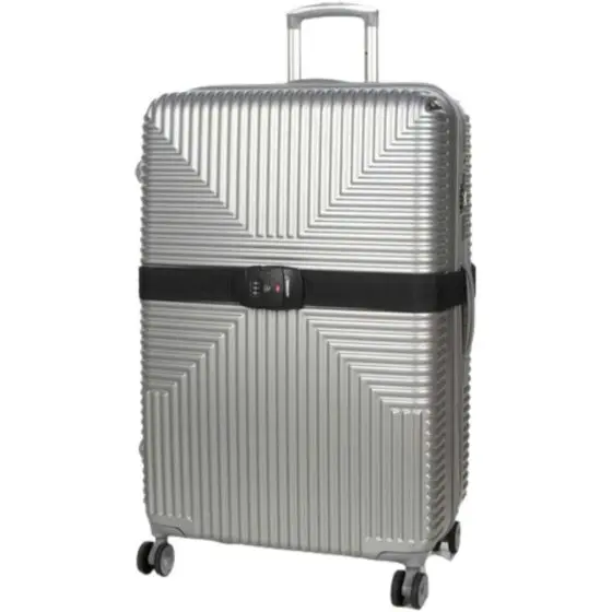 Samsonite Global Ta Tsa Lock And Strap Black On Case