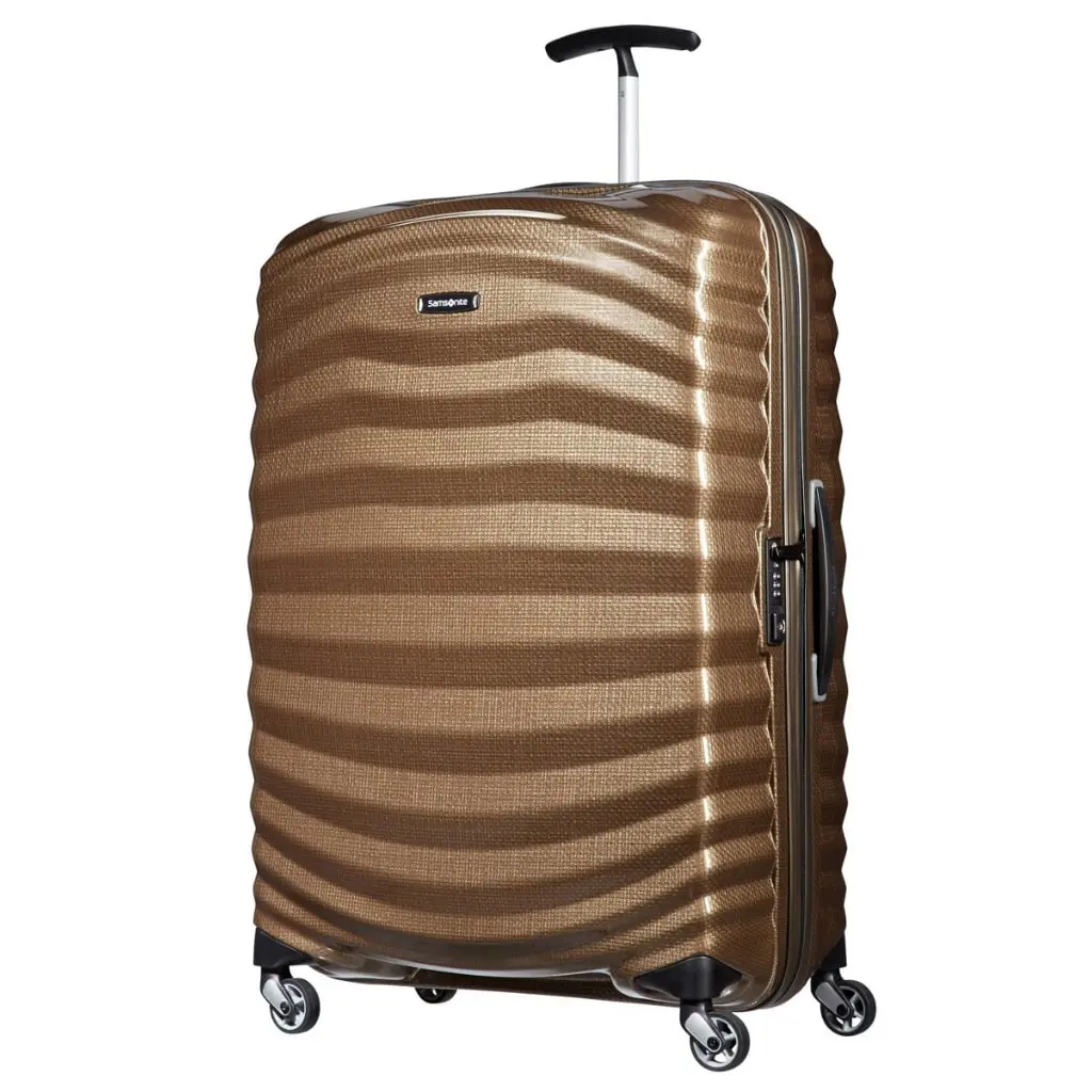 Samsonite LiteShock 75 Brown Front3Qrtr jpg