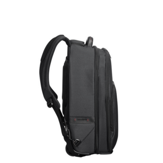 Samsonite Pro DLX 5 Rolling Business 17 inch backpack black side png