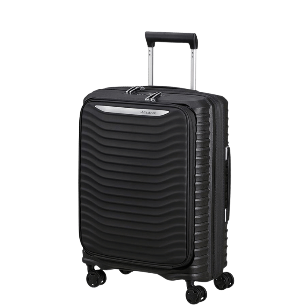 Samsonite Upscape Easy access 55cm business spinner KJ1 Black front3qrtr primary 1 png