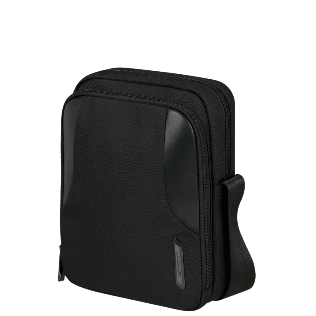 Samsonite XBR 2 Tablet crossbody black 9 7 inch front3qrtr primary png