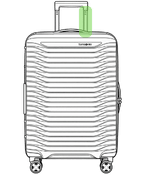 Samsonite upscape engraving position