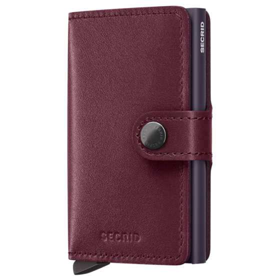 Secrid Miniwallet CCM Cranberry front3qrtr
