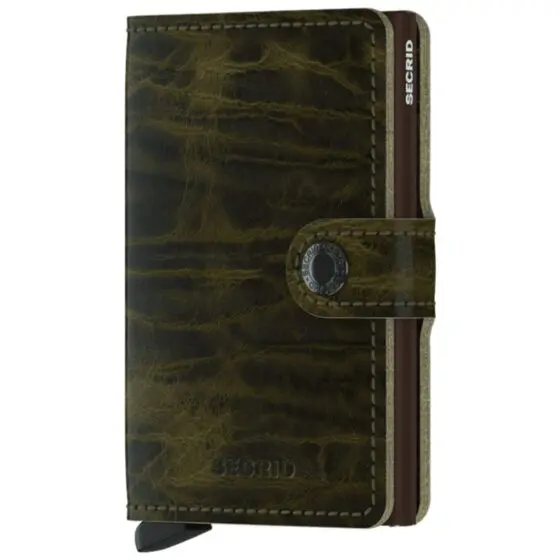 Secrid Miniwallet Dutch Martin MDM Olive FRont Main jpg