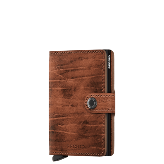 Secrid Miniwallet Dutch Martin MDM Whiskey Cognac Front transp