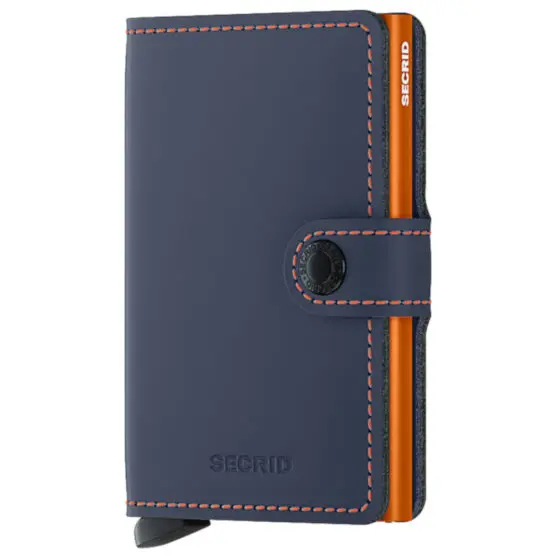 Secrid Miniwallet Matte CCMM navy front3qrtr jpg