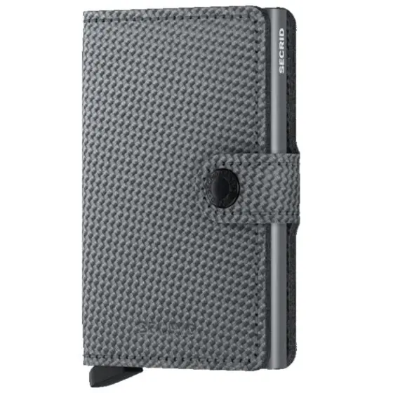 Secrid Miniwallet Ccma Carbon Grey Front3qrtr