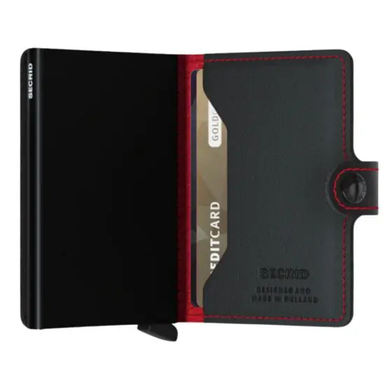 Secrid Miniwallet Perforated Ccmpf Black Red With Tab Interior2