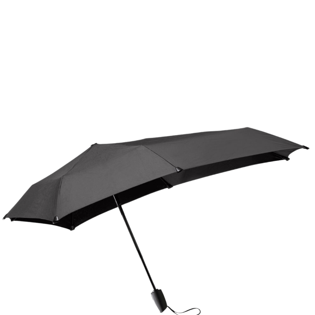 Senz Mini Automatic Foldable storm umbrella 2020 black front primary