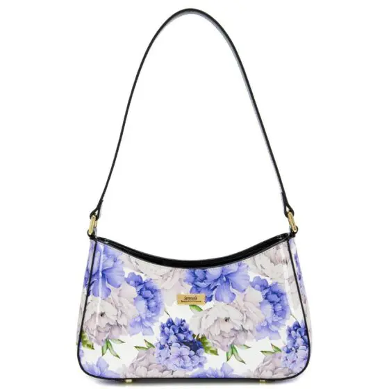 Serenade Lilac Peonies Shoulder Sling 52 0821 Purple Front