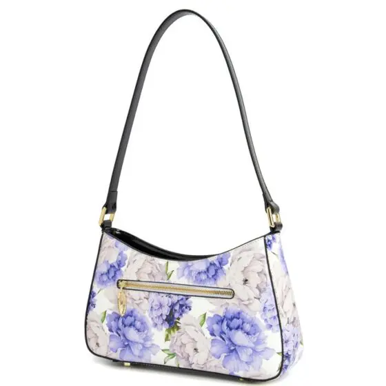 Serenade Lilac Peonies Shoulder Sling 52 0821 Purple Rear3qrtr