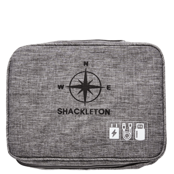 Shackleton Tech Bag accessory grey front png