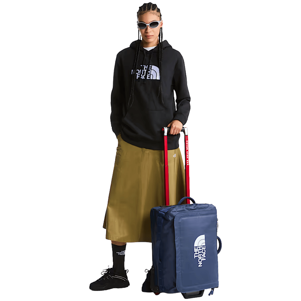 The North Face Base Camp Voyager Duffle 40L blue lifestyle