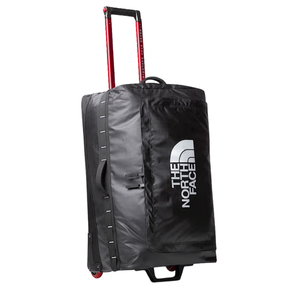 The North Face Base Camp Voyager Duffle 94L Black front3qrtr primary