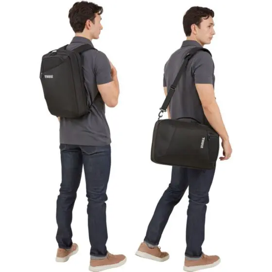 Thule Accent 17l Convertible Backpack Black Lifestyle
