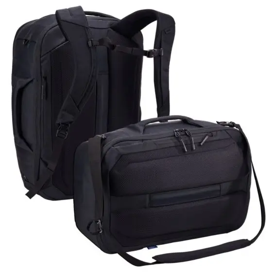 Thule Subterra 2 40L Carry on Backpack black combined view jpg