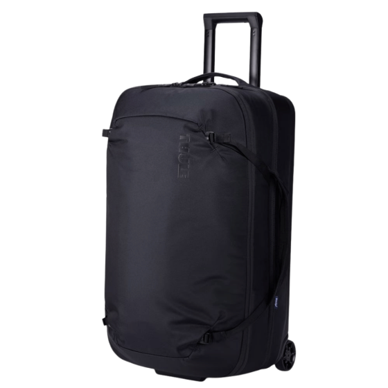 Thule Subterra 2 90L Rolling Duffle TRolley black front3qrtr primary