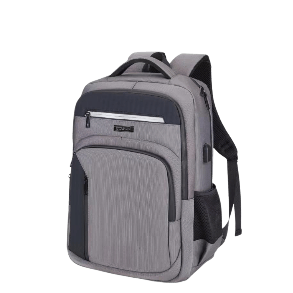Tosca Biztech 3004 45 Multicompartment laptop Bakcpack Grey front3qrtr primary png
