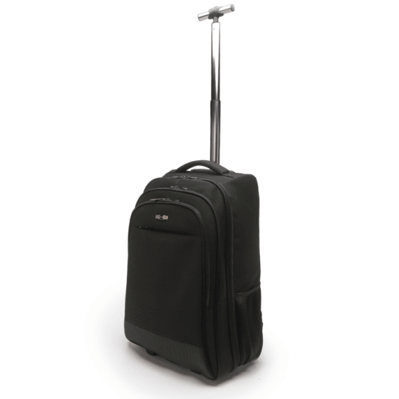 Tosca Biztech 3004 50UP Laptop TRolley Backpack black front3qrtr2 png