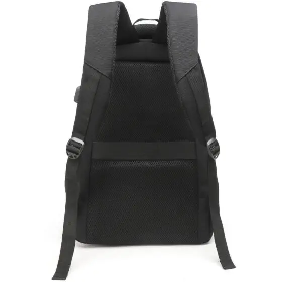 Tosca Biztech 3004 55DEluxe laptop backpack black rear jpg