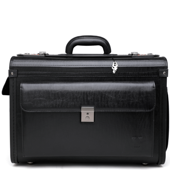 Tosca PVC pilot case 622 40 black no wheels front png