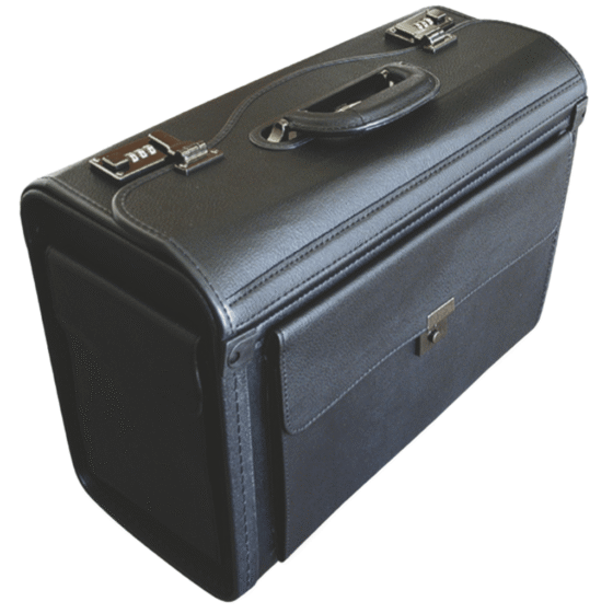 Tosca PVC pilot case 622 40 black no wheels top png